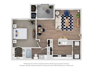 Brazos Floor Plan at Five 49 at River Oaks, Texas, 75165