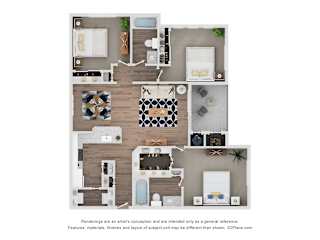 Comal Floor Plan at Five 49 at River Oaks, Texas, 75165