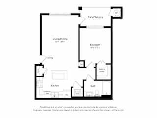 1 bed 1 bath at The Promenade Apartments, Georgia, 30253