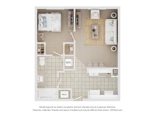 A floor plan of a bathroom with a toilet, sink, and bathtub.