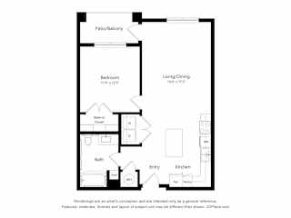 1 bed 1 bath D at Orchard Springs 55+ Apartment , Surprise, 85374