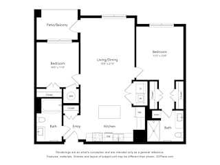 2 bed 2 bath F at Orchard Springs 55+ Apartment , Surprise, 85374