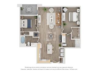 2 bed 2 bath H at Orchard Springs 55+ Apartment , Surprise