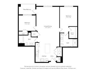 2 bed 2 bath I at Orchard Springs 55+ Apartment , Arizona