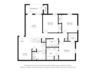 3 bed 2 bath at Rosemont at Mayfield Villas, Texas