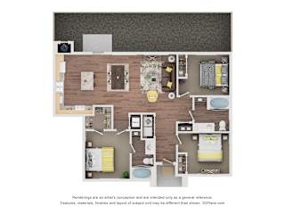 3 bed 2 bath C at Saddleback Village at Stonegate Townhomes, Arizona, 85138