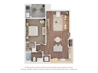 1 bed 1 bath at Sandoval Flats Apartment , Rio Rancho