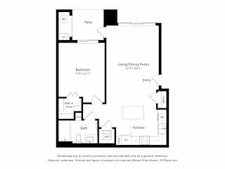 1 bed 1 bath A at Sandoval Flats Apartment , Minnesota