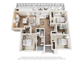 C2 Floor Plan at Townhomes on Earley, Casa Grande, Arizona