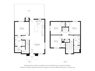 D2 TH Floor Plan at Townhomes on Earley, Arizona