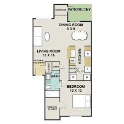 Floor Plan 1C