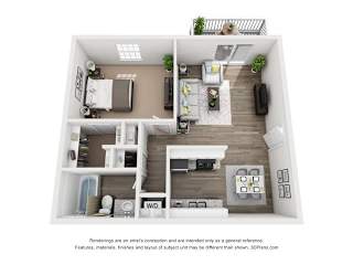 APOLLO ELITE Floor Plan at Latitude at Riverchase, Hoover, AL, 35216