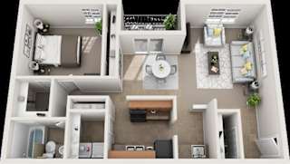 Garden I Floor Plan at Sienna Ridge, Atlanta