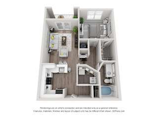 Chestnut CLASSIC PLUS Floor Plan at Vue at Embry Hills, Georgia, 30042