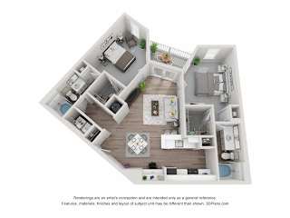 RoseRidge CLASSIC PLUS Floor Plan at Vue at Embry Hills, Atlanta, 30042