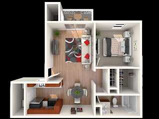 The Element Signature Floor Plan at Breckinridge Vue, Duluth, GA, 30096