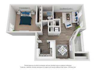 JOHNSON Classic Floor Plan at Spalding Vue, Peachtree Corners, 30092