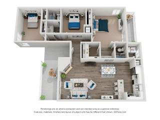 VILLA Signature Floor Plan at Spalding Vue, Peachtree Corners