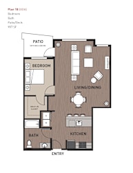 1 bed 1 bath L at Ravello Apartments, Redmond, WA