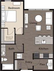 2 bed 2 bath B at Kirkland Crossing Apartments, Kirkland