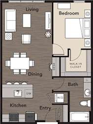 2 bed 2 bath at Kirkland Crossing Apartments, Kirkland, WA