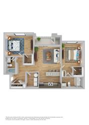 2 bed 2 bath at The Banks at Bridgewater Apartments, South Carolina