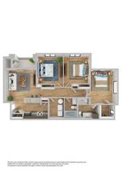3 bed 2 bath at The Banks at Bridgewater Apartments, Little River, South Carolina