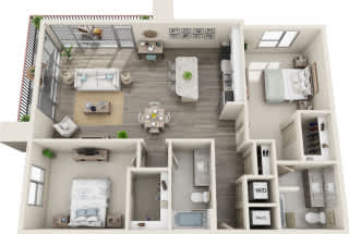 B6 Floor Plan at Mariner Grove, Savannah