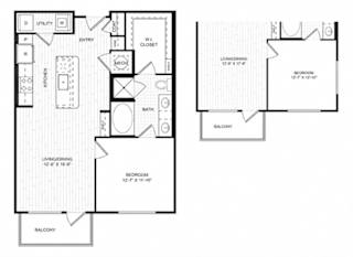 A black and white floor plan of a house with labeled rooms.