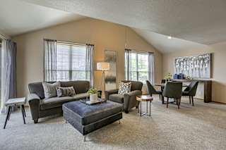Resort Style Living Room at Tranquility Pointe, Omaha, NE