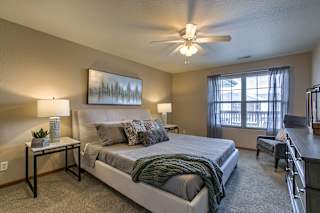 Large Master Bedrooms at Tranquility Pointe, Omaha, NE, 68164