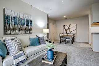 Living Space Plenty Of Natural Light at The Pointe, LaVista, Nebraska