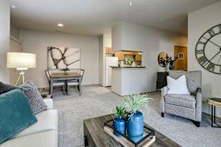 Large Living Room With Ceramic Tile Flooring at The Pointe, LaVista, 68128