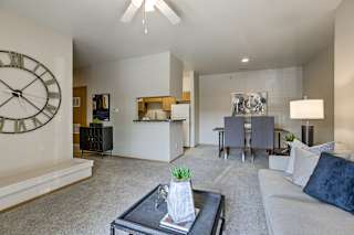 Well Lit Living Room at The Pointe, LaVista, Nebraska