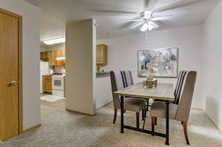 Decorated Dining Area at The Pointe, LaVista, Nebraska