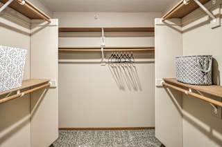 Generous Walk-In Closets With Shelving at Tranquility Pointe, Nebraska