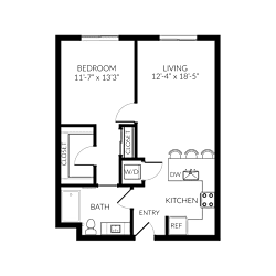 Black screen placeholder image 1 at Huntington Apartment Homes, South San Francisco, CA