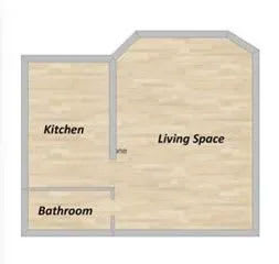 Studio Floor Plan at Maplehurst Apartments, Knoxville