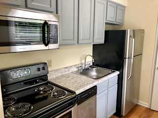 Kitchen With Custom Cabinetry at Raleigh Rentals, Raleigh