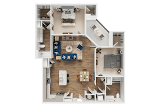 B12 Floor Plan at Address East End, Raleigh