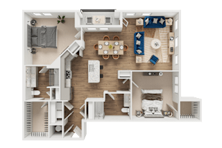 B8 Floor Plan at Address East End, Raleigh, NC 27610
