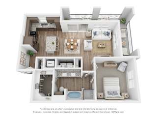 A6 Floor Plan at Aurora Watson Branch, Texas, 76063