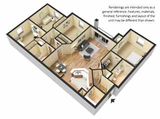 Floor Plan Vilano + Den