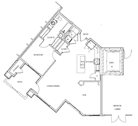 A3 Floor Plan at Legado Apartments, Prescott Valley, AZ 86314