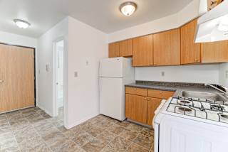 All Electric Kitchen at Johnson Legacy Apartments, Milwaukee, Wisconsin