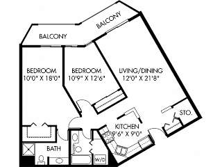 Floor Plan East Twin