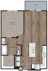 1 bed 1 bath at The Mill Old Town, Lewisville, TX