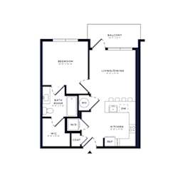 1 bed 1 bath C at Link Apartments® CYKEL Apartments, Charlotte , North Carolina