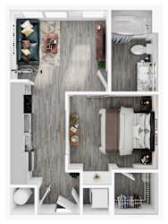 1 bed 1 bath at Link Apartments® CYKEL Apartments, Charlotte , NC 28208