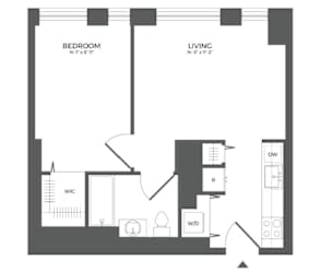 A1 Floor Plan at Link Apartments® QPN, Long Island City, New York